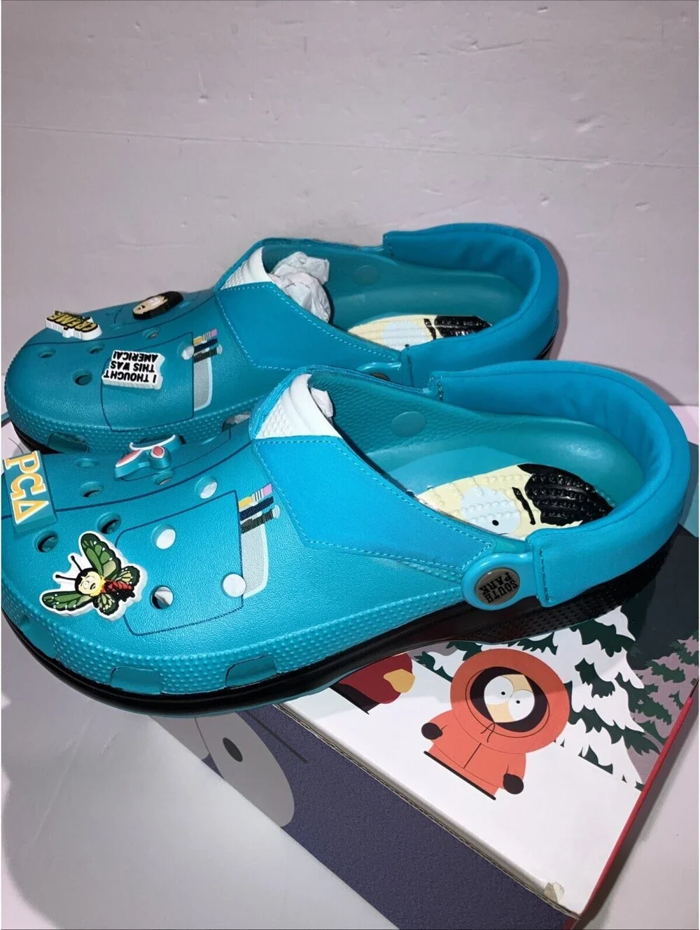 Crocs x South Park Randy Classic Lined Slip-On Clogs Mens Size 8 Women 10 NEW